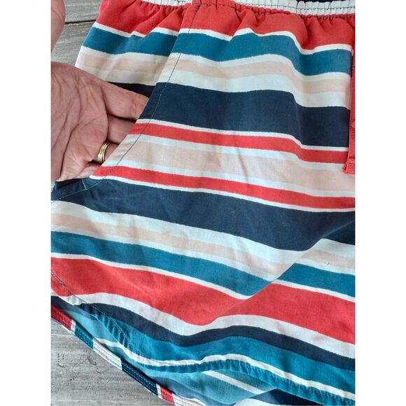 The North Face Class V Blue White Red Striped Water Swim Short Size medium‎ - Picture 6 of 10